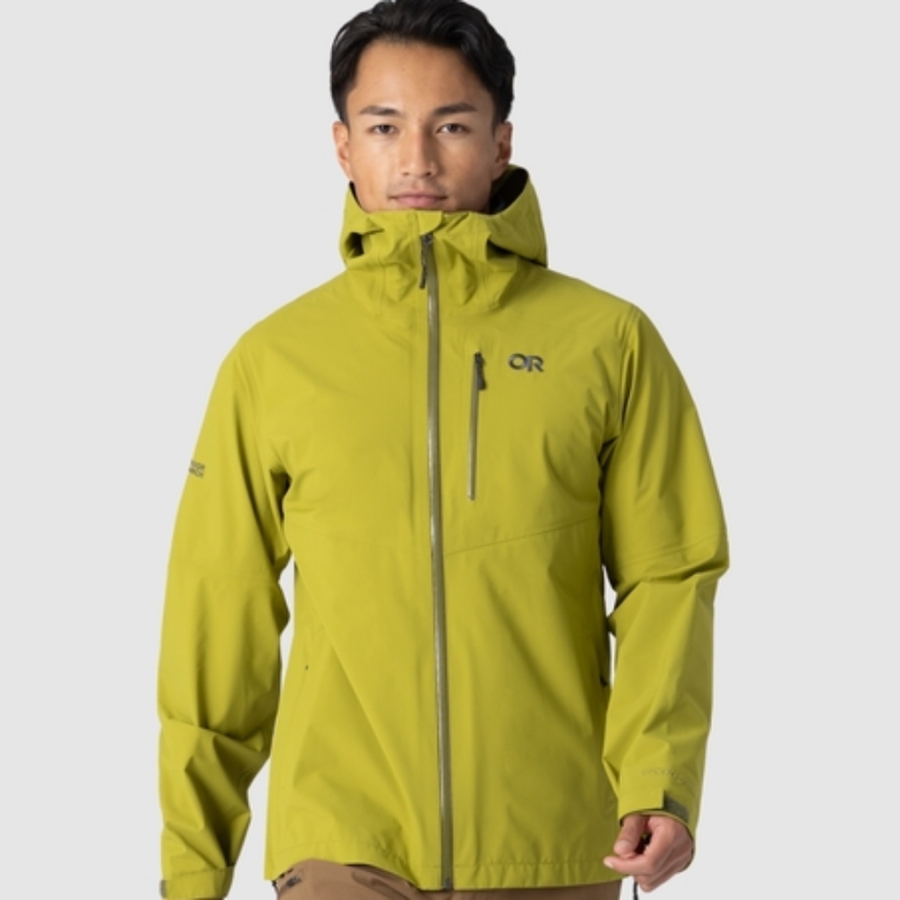 Outdoor Research Men's Olive Raincoat